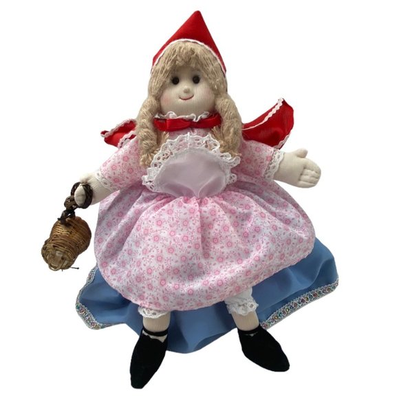 Vintage Little Red Riding Hood Reversible Grandma Doll Story Telling Prop 10" - Picture 2 of 9